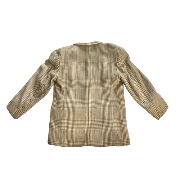 Bogie Men's Classic Houndstooth Two Button Wool Blazer Made In Germany Size 50 - Picture 3 of 10